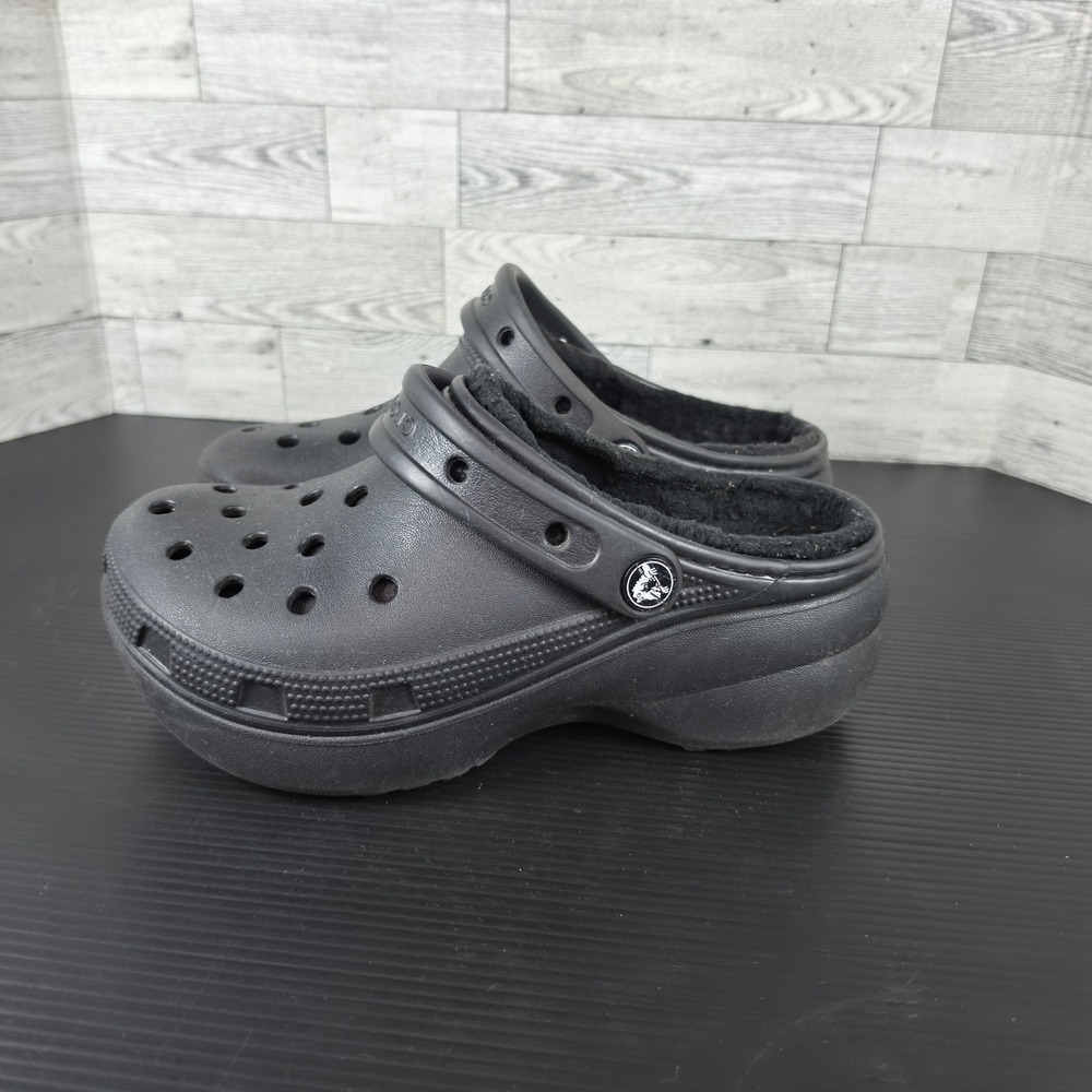 CROCS Black Classic Lined Clog